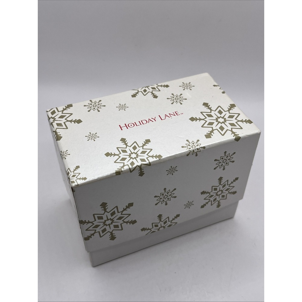 Holiday Lane Snowflake Polar Bear Stretch Band Women's Watch w/ Box- New Battery - Picture 6 of 6